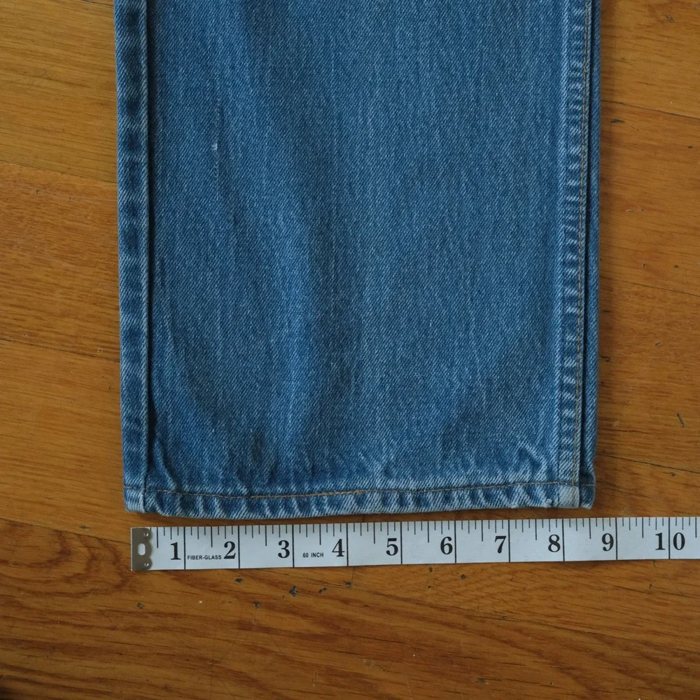 Vintage Levi's 557 Cowboy Jeans Mens Blue Straight Leg Western 34x32 Relaxed Fit